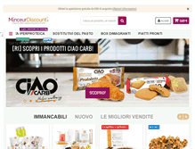 Tablet Screenshot of minceurdiscount.it